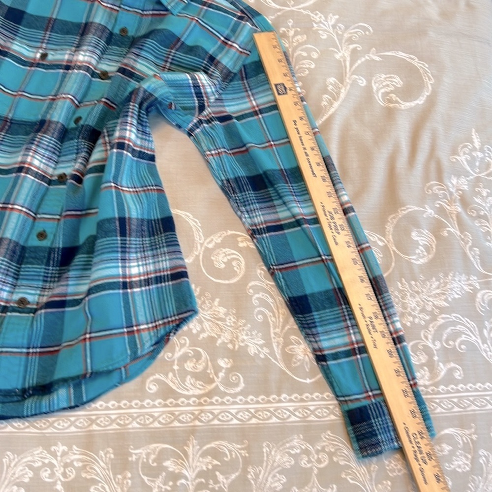 Men’s GAP Plaid Flannel Shirt Size S - Picture 9 of 10